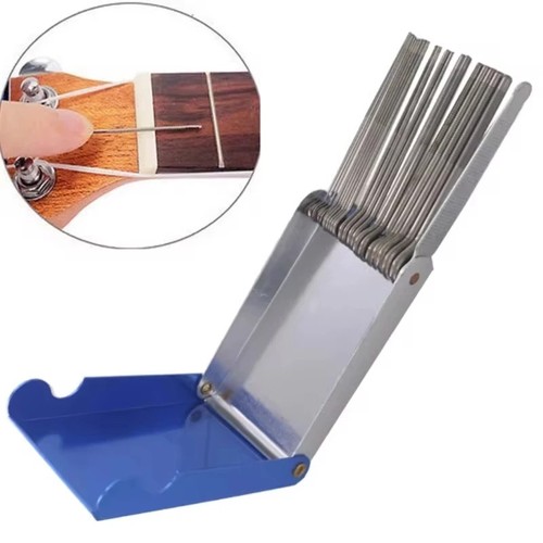 Guitar nut file - file, set