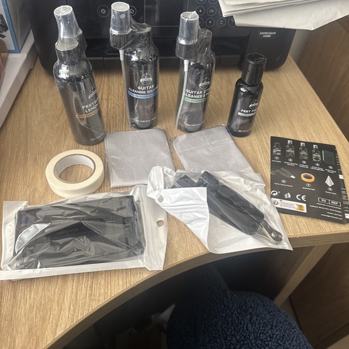 Guitar cleaning kit fret - kit,