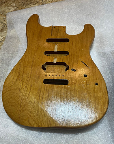 Electric guitar body natural - electric,